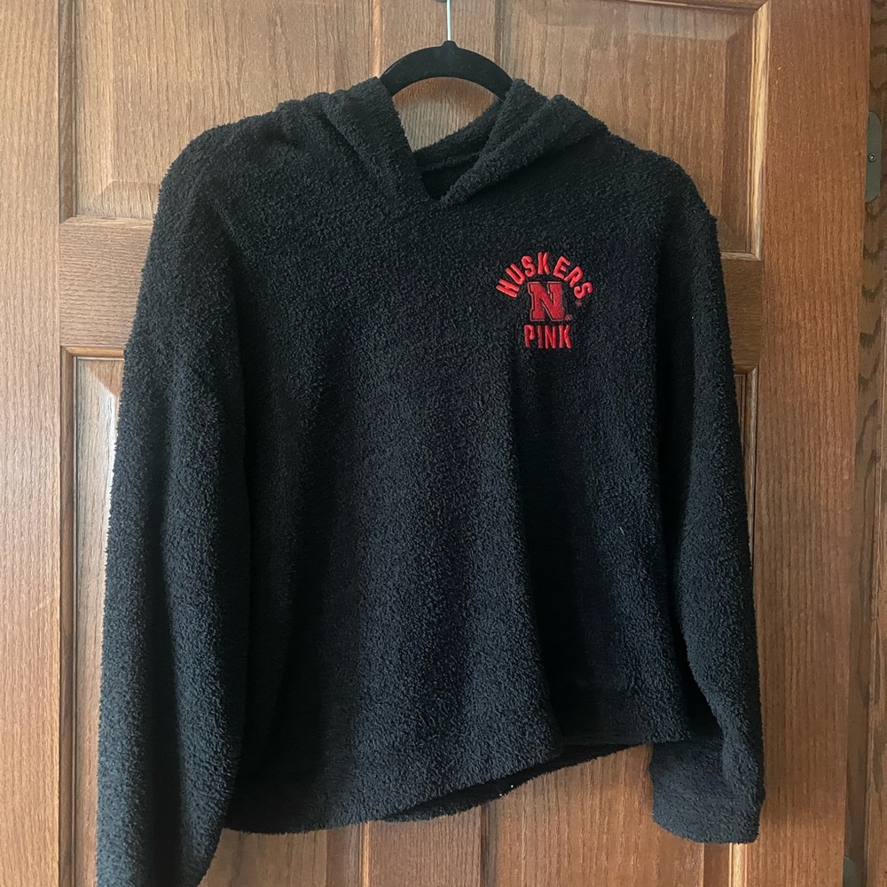 “Nebraska” PINK Victoria secret hoodie.